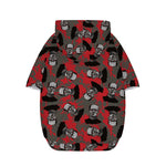 Horror Frankenstein Pattern Print Dog Zip Up Hoodie