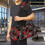 Horror Frankenstein Pattern Print Gym Bag