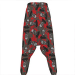 Horror Frankenstein Pattern Print Hammer Pants