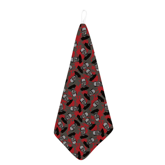 Horror Frankenstein Pattern Print Hand Towel