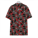 Horror Frankenstein Pattern Print Hawaiian Shirt