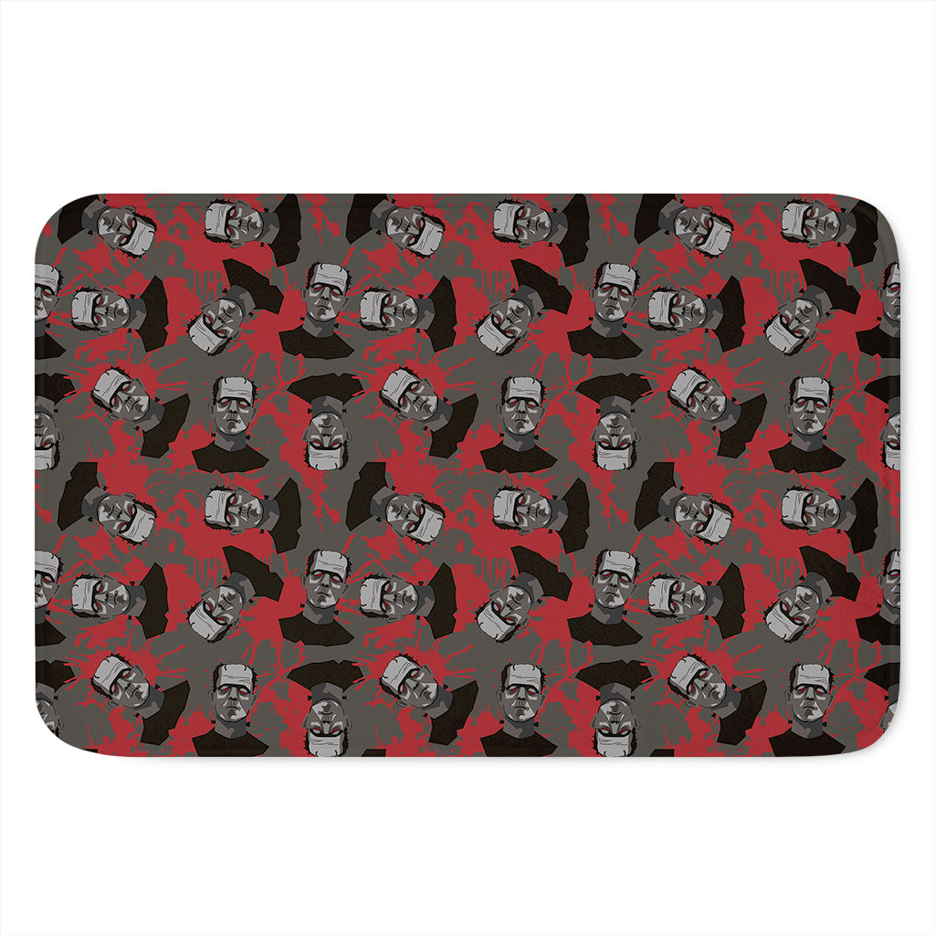 Horror Frankenstein Pattern Print Indoor Door Mat