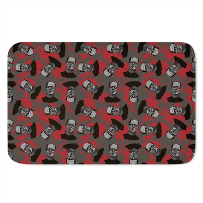 Horror Frankenstein Pattern Print Indoor Door Mat