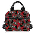 Horror Frankenstein Pattern Print Insulated Lunch Bag