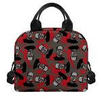 Horror Frankenstein Pattern Print Insulated Lunch Bag