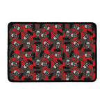 Horror Frankenstein Pattern Print Kitchen Mat