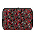 Horror Frankenstein Pattern Print Laptop Sleeve