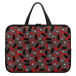 Horror Frankenstein Pattern Print Laptop Sleeve With Handle