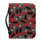 Horror Frankenstein Pattern Print Leather Bible Cover