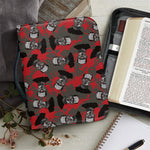 Horror Frankenstein Pattern Print Leather Bible Cover