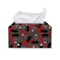 Horror Frankenstein Pattern Print Leather Tissue Box Cover