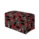 Horror Frankenstein Pattern Print Leather Tissue Box Cover