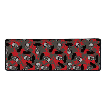 Horror Frankenstein Pattern Print Long Kitchen Mat