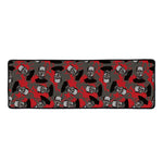 Horror Frankenstein Pattern Print Long Kitchen Mat