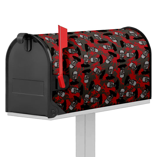 Horror Frankenstein Pattern Print Mailbox Cover
