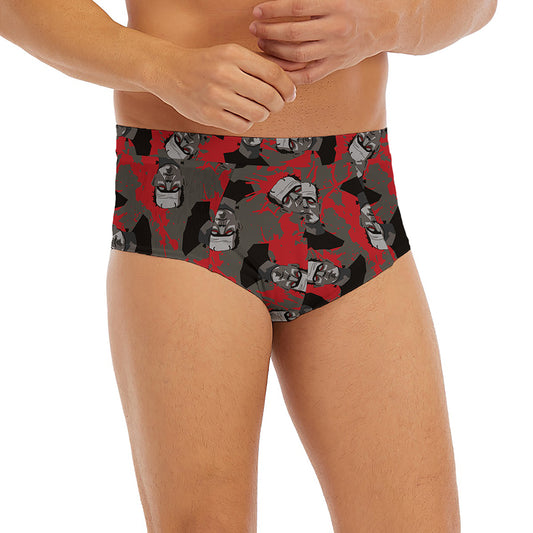 Horror Frankenstein Pattern Print Men's Briefs