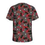 Horror Frankenstein Pattern Print Men's Sports T-Shirt