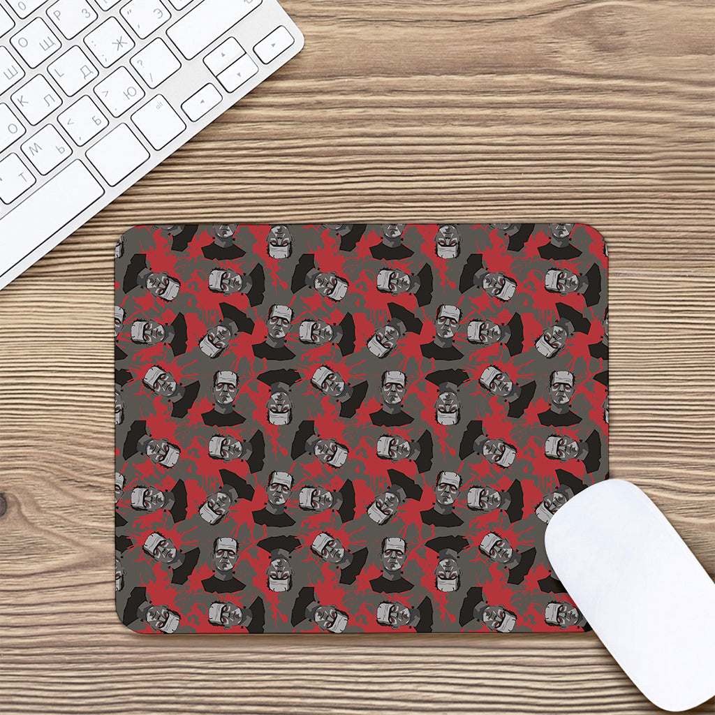 Horror Frankenstein Pattern Print Mouse Pad
