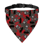 Horror Frankenstein Pattern Print Over The Collar Dog Bandana