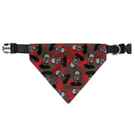 Horror Frankenstein Pattern Print Over The Collar Dog Bandana