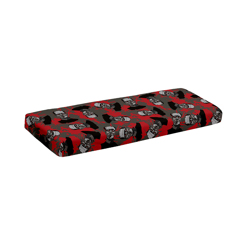 Horror Frankenstein Pattern Print Piano Keyboard Cover