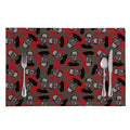 Horror Frankenstein Pattern Print Placemat