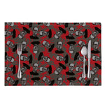 Horror Frankenstein Pattern Print Placemat