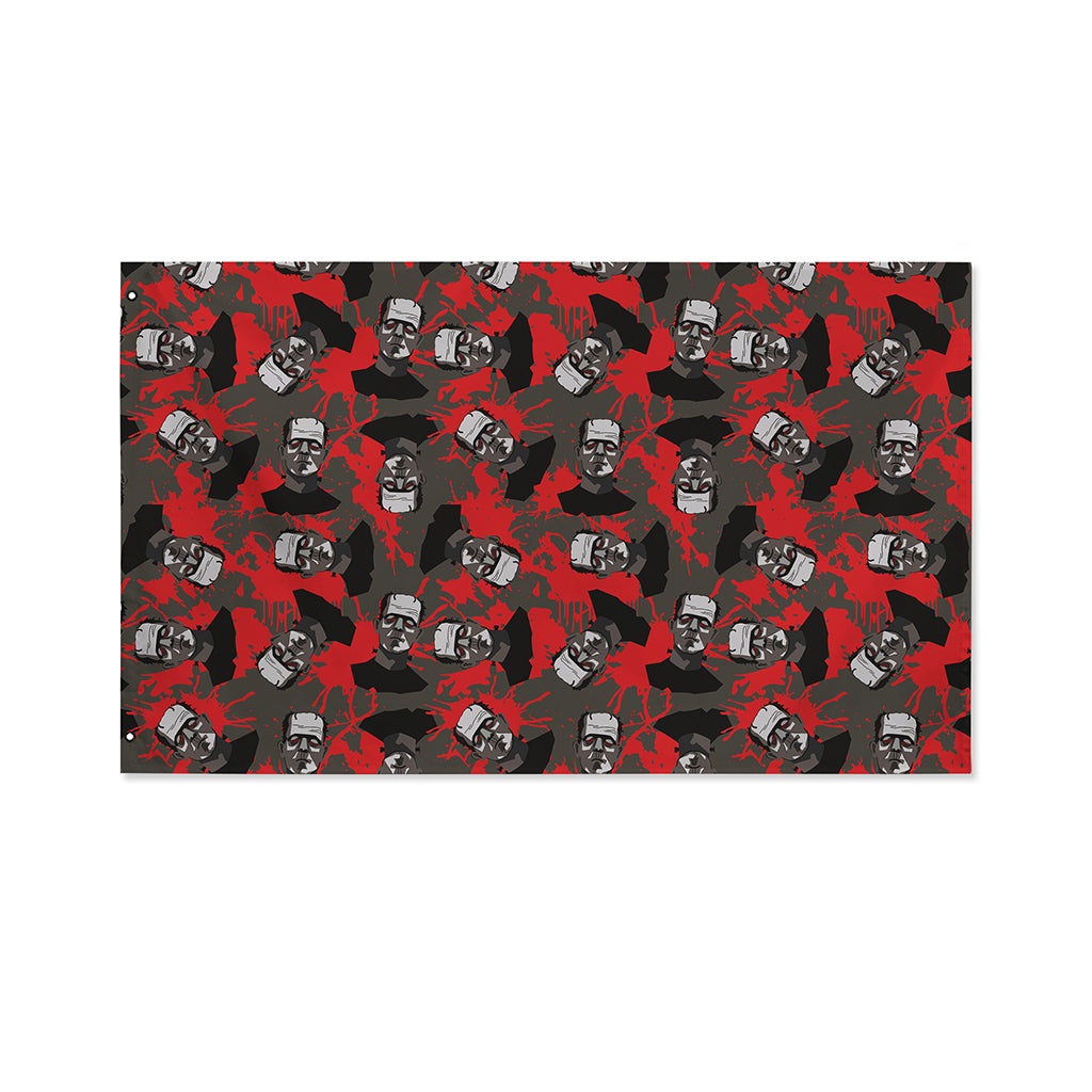 Horror Frankenstein Pattern Print Polyester Flag