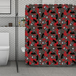 Horror Frankenstein Pattern Print Polyester Shower Curtain
