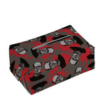 Horror Frankenstein Pattern Print Rectangle Tissue Box Cover