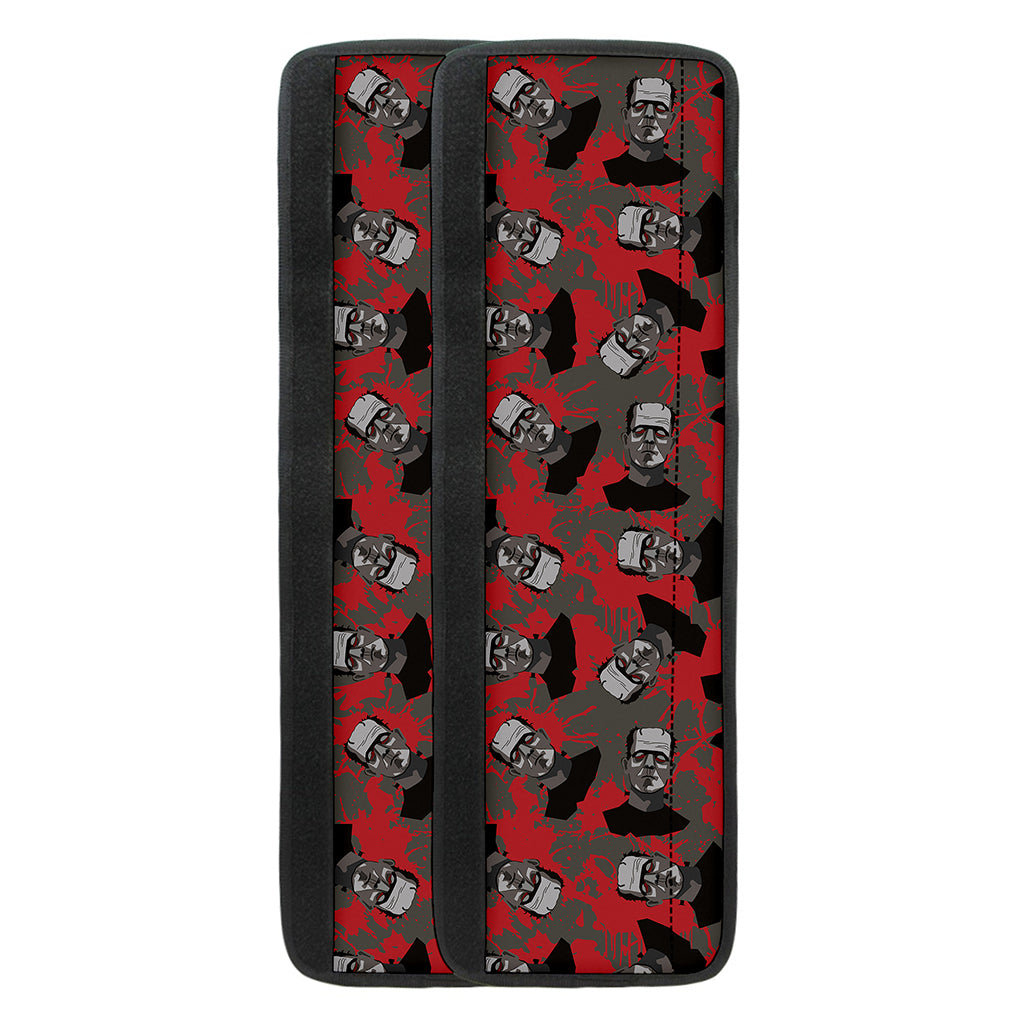 Horror Frankenstein Pattern Print Refrigerator Handle Covers