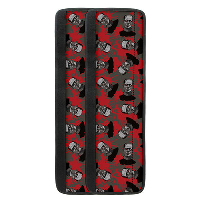Horror Frankenstein Pattern Print Refrigerator Handle Covers