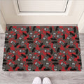 Horror Frankenstein Pattern Print Rubber Doormat