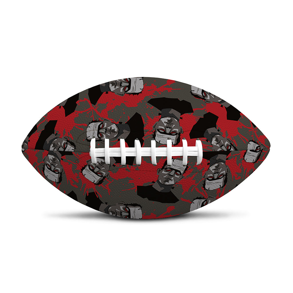 Horror Frankenstein Pattern Print Rugby Ball