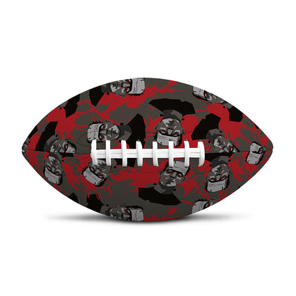 Horror Frankenstein Pattern Print Rugby Ball