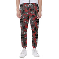 Horror Frankenstein Pattern Print Joggers
