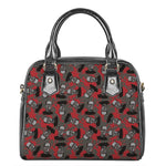 Horror Frankenstein Pattern Print Shoulder Handbag