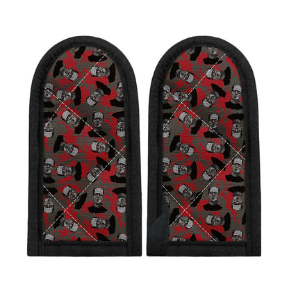 Horror Frankenstein Pattern Print Skillet Handle Cover