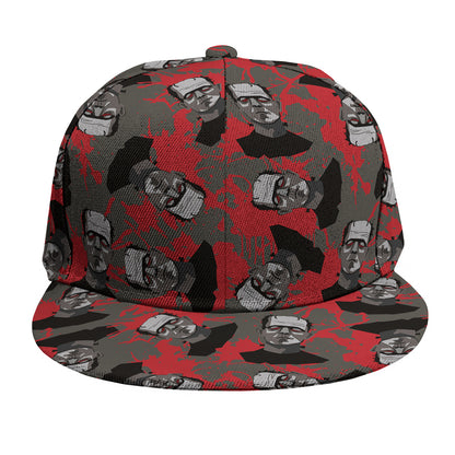 Horror Frankenstein Pattern Print Snapback Cap