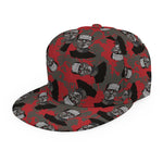 Horror Frankenstein Pattern Print Snapback Cap