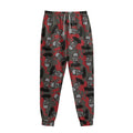 Horror Frankenstein Pattern Print Sweatpants