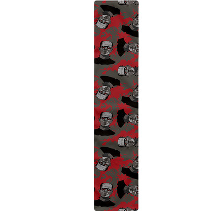 Horror Frankenstein Pattern Print Table Runner