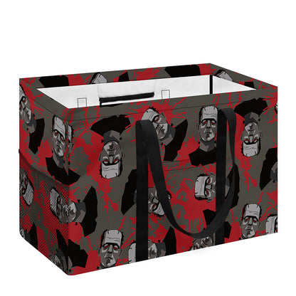 Horror Frankenstein Pattern Print Utility Tote Bag