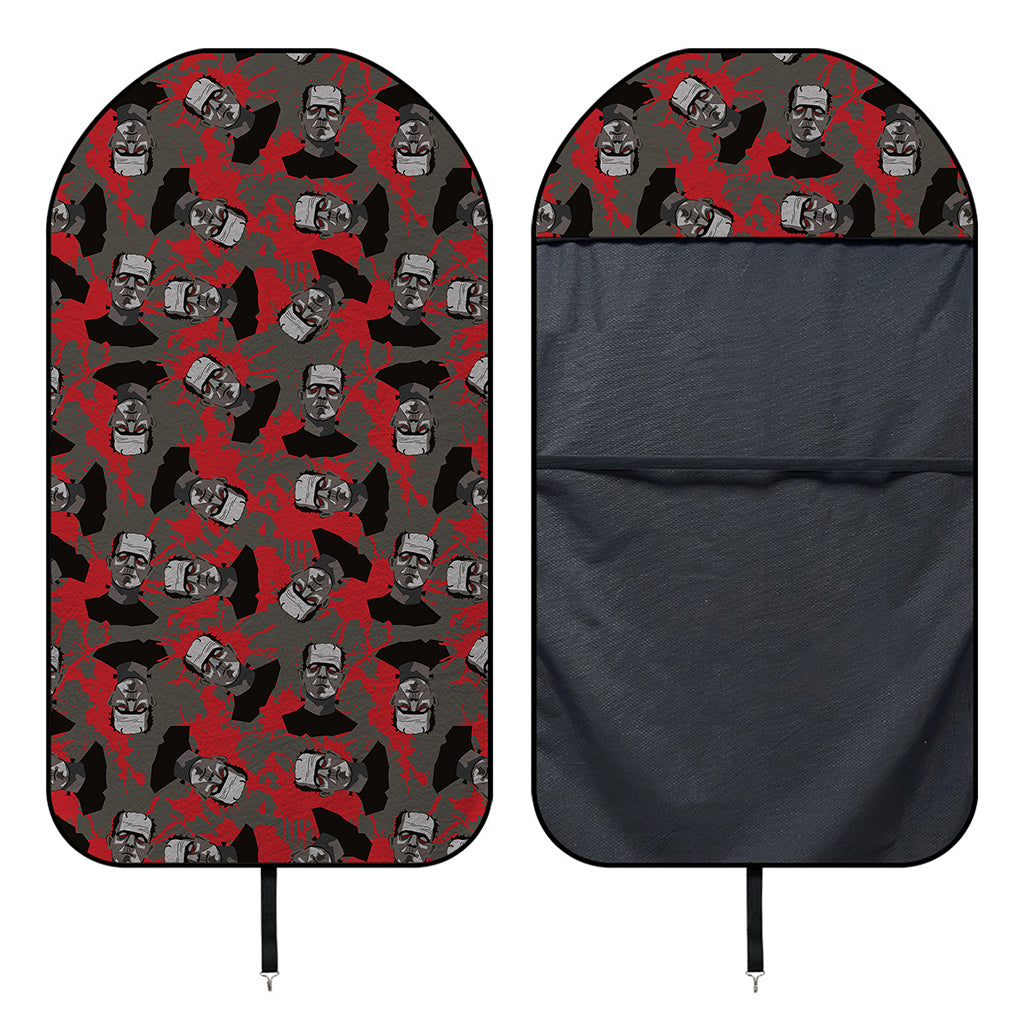 Horror Frankenstein Pattern Print Waterproof Car Seat Cover