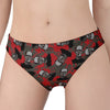 Horror Frankenstein Pattern Print Women's Panties