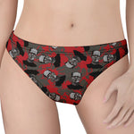 Horror Frankenstein Pattern Print Women's Thong