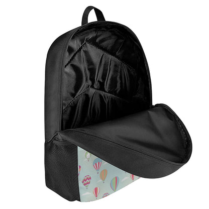 Hot Air Balloon Pattern Print 17 Inch Backpack