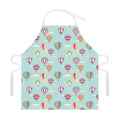 Hot Air Balloon Pattern Print Adjustable Apron