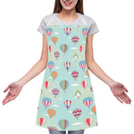 Hot Air Balloon Pattern Print Adjustable Apron