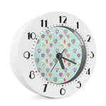 Hot Air Balloon Pattern Print Alarm Clock